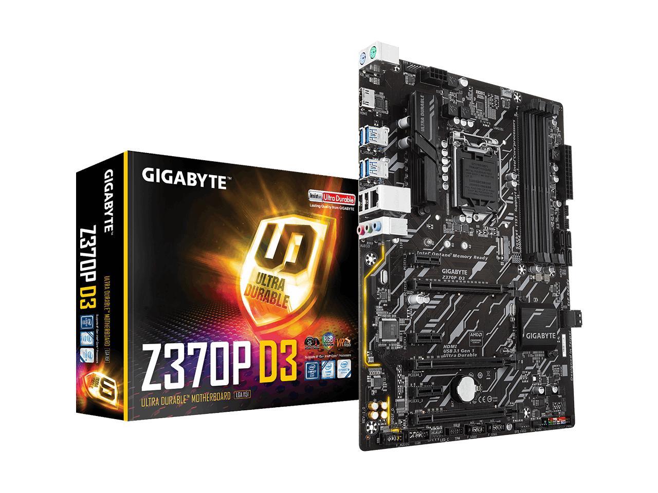 Gigabyte Z370 D3 Intel Express ATX Motherboard