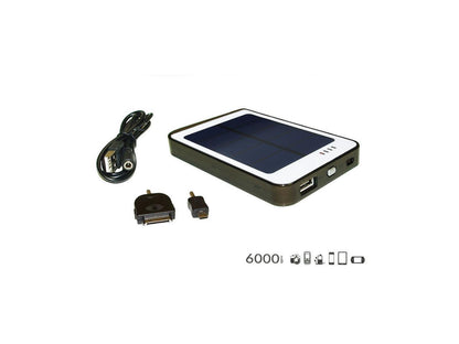 EyezOff EZ37H 6000mAh Solar Charger and Power Bank