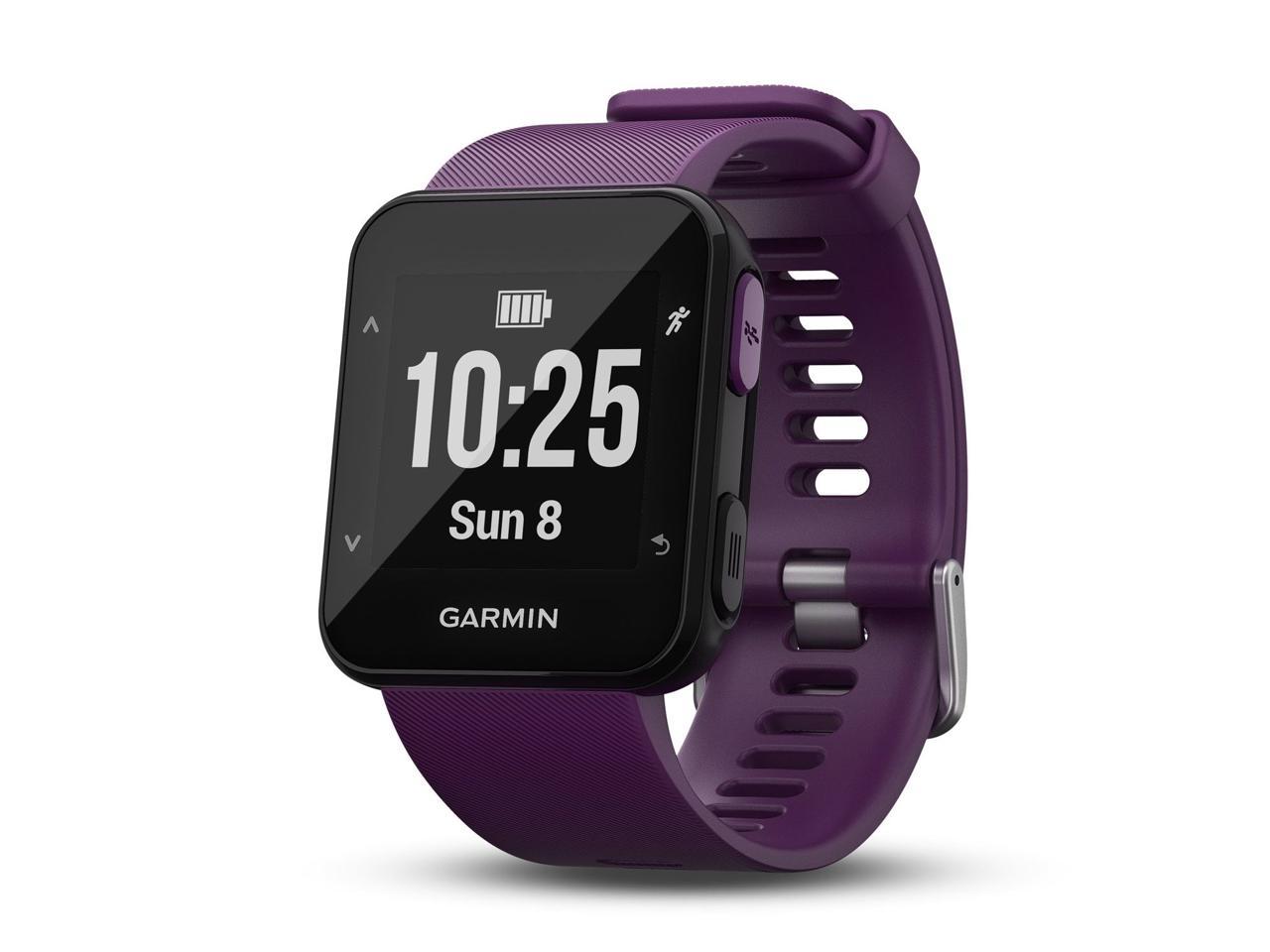 Garmin Forerunner 30 GPS Running Watch with Heart Rate - Amethyst
