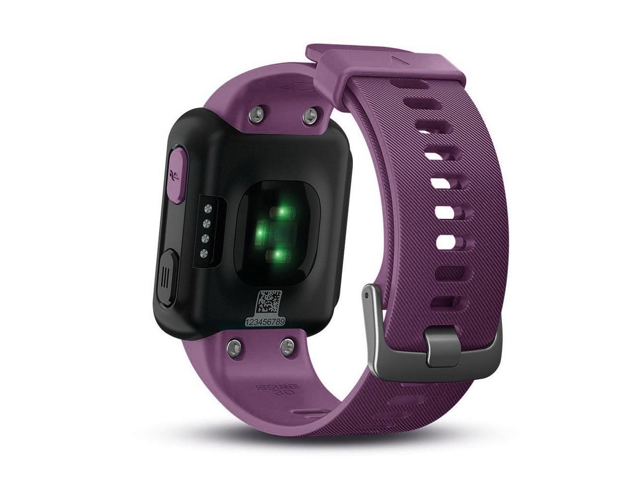 Garmin Forerunner 30 GPS Running Watch with Heart Rate - Amethyst