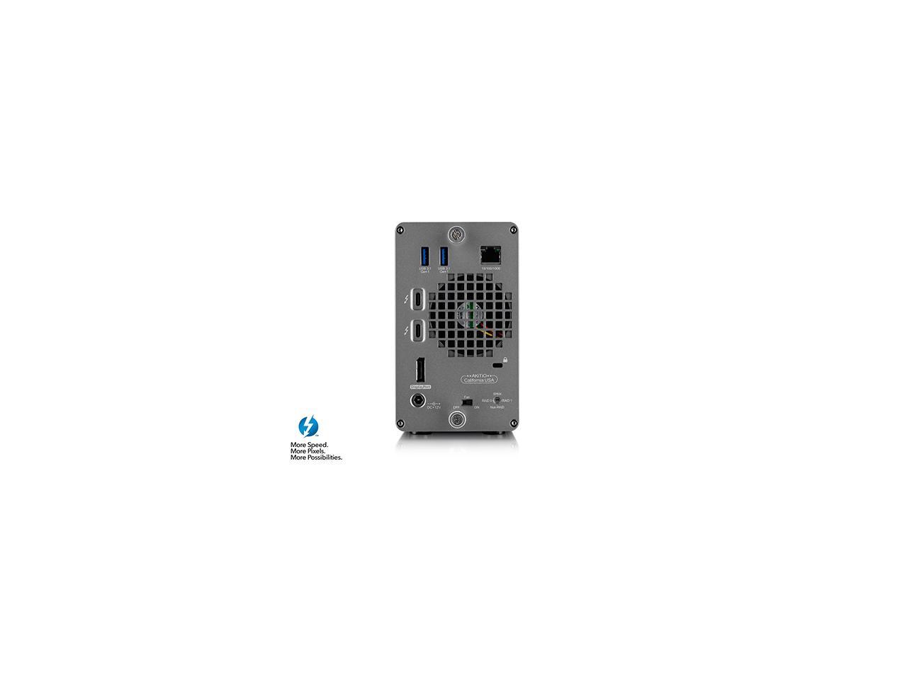 AKiTiO 12.0TB Thunder3 RAID Station - All-in-one Thunderbolt 3 Dock With RAID Storage. Model OWCTB3RSDK12T