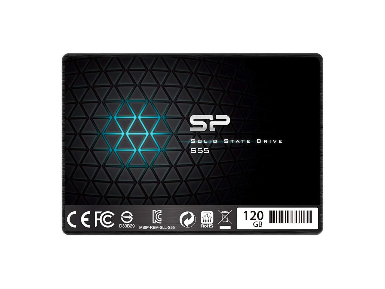 Silicon Power 120GB S55 2.5" SATA III TLC Internal Solid State Drive SSD SP120GBSS3S55S25AC