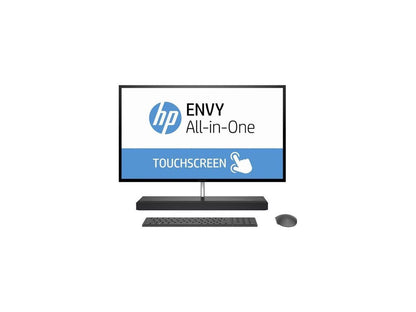 HP Envy 27-b200 27-b255qd 27" 2560 x 1440 Touchscreen Core i7 8700T 8th Gen 2.40GHz 2TB HDD + 256GB SSD 16GB RAM NVIDIA GeForce GTX 1050 4GB Windows 10 Home 64-bit All-in-One Desktop Computer