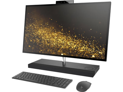 HP Envy 27-b200 27-b255qd 27" 2560 x 1440 Touchscreen Core i7 8700T 8th Gen 2.40GHz 2TB HDD + 256GB SSD 16GB RAM NVIDIA GeForce GTX 1050 4GB Windows 10 Home 64-bit All-in-One Desktop Computer