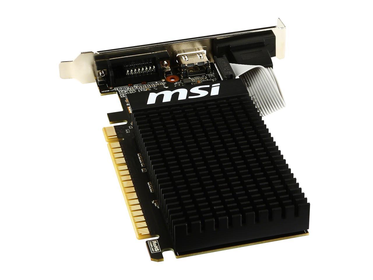 MSI GT 710 2GD3H LP Graphics Card (V809-2000R)