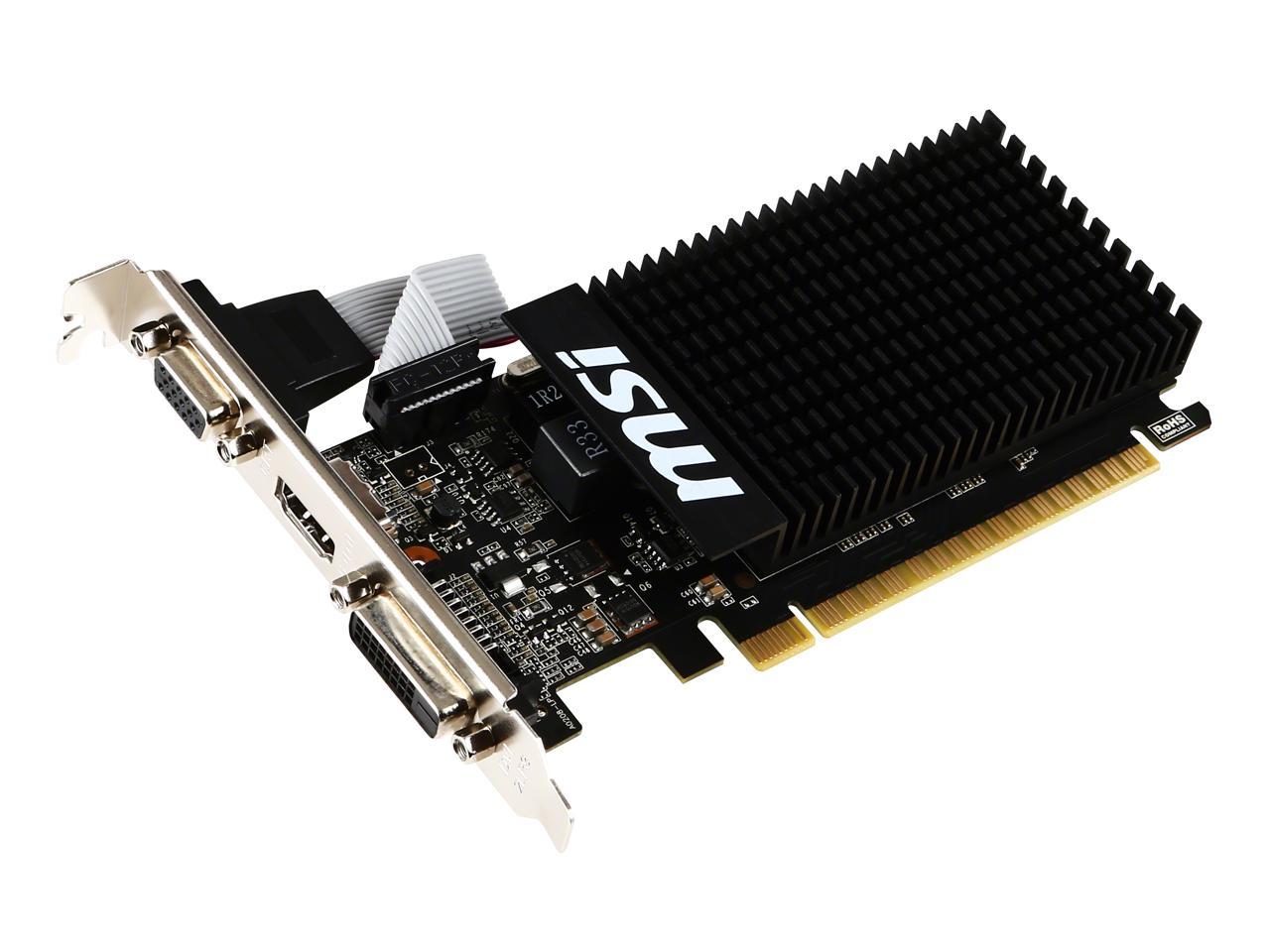 MSI GT 710 2GD3H LP Graphics Card (V809-2000R)