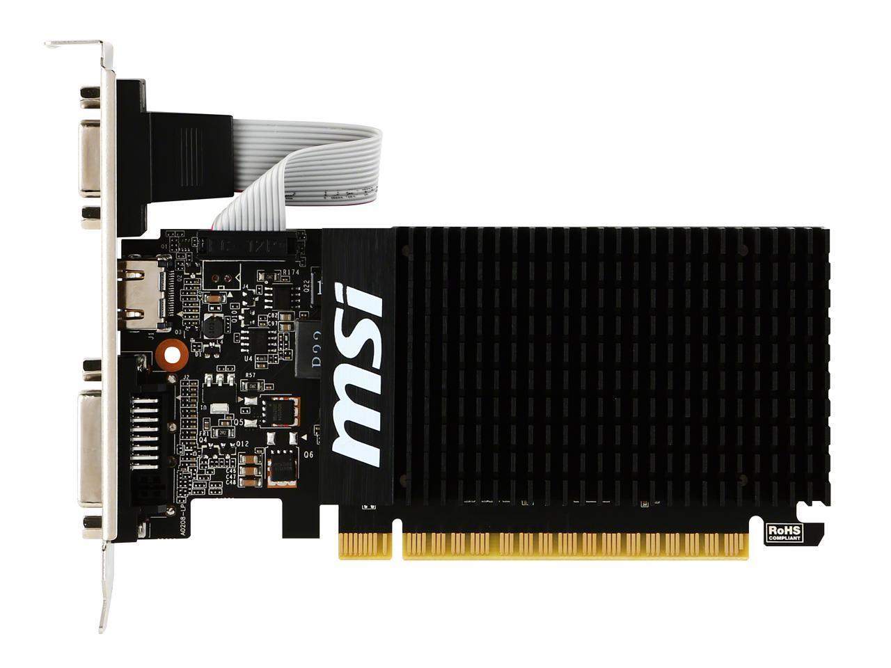 MSI GT 710 2GD3H LP Graphics Card (V809-2000R)