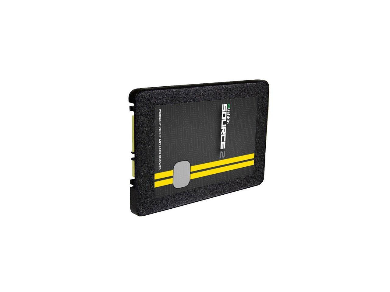 Mushkin Source-II 500GB 2.5 Inch 7mm SATA III 6Gb/s 3D Vertical TLC Internal Solid State Drive (SSD) Model MKNSSDS2500GB