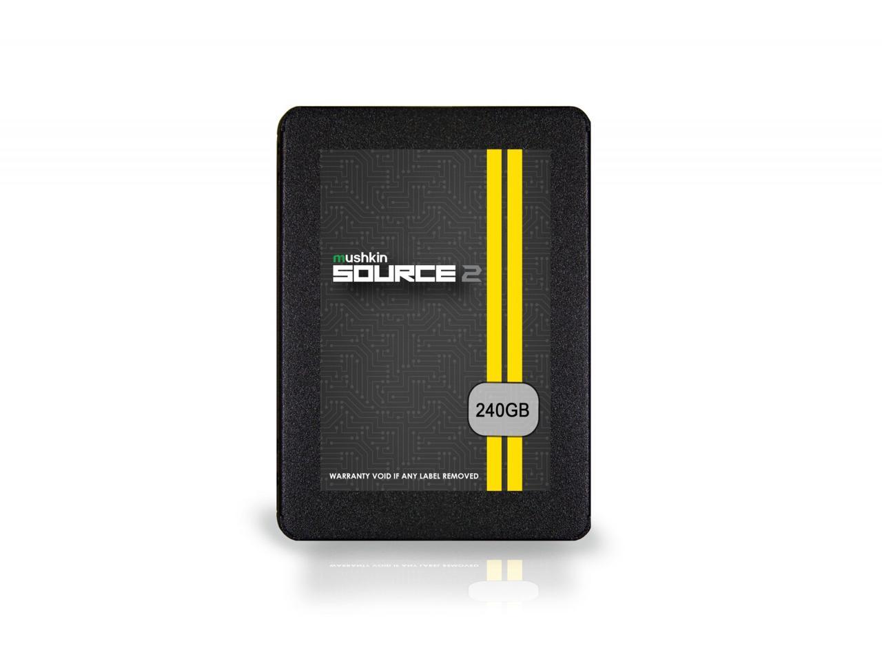 Mushkin SourceII 240GB 2.5 Inch SATA III 6Gbs 3D Vertical TLC 7mm Internal Solid State Drive SSD Model MKNSSDS2240GB