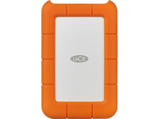 LaCie 4TB Rugged USB-C and USB 3.0 External Hard Drive (STFR4000400)