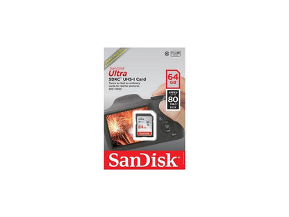 SanDisk 64GB Ultra SDXC UHS-I Memory Card SDSDUNC-064G-GN6IN