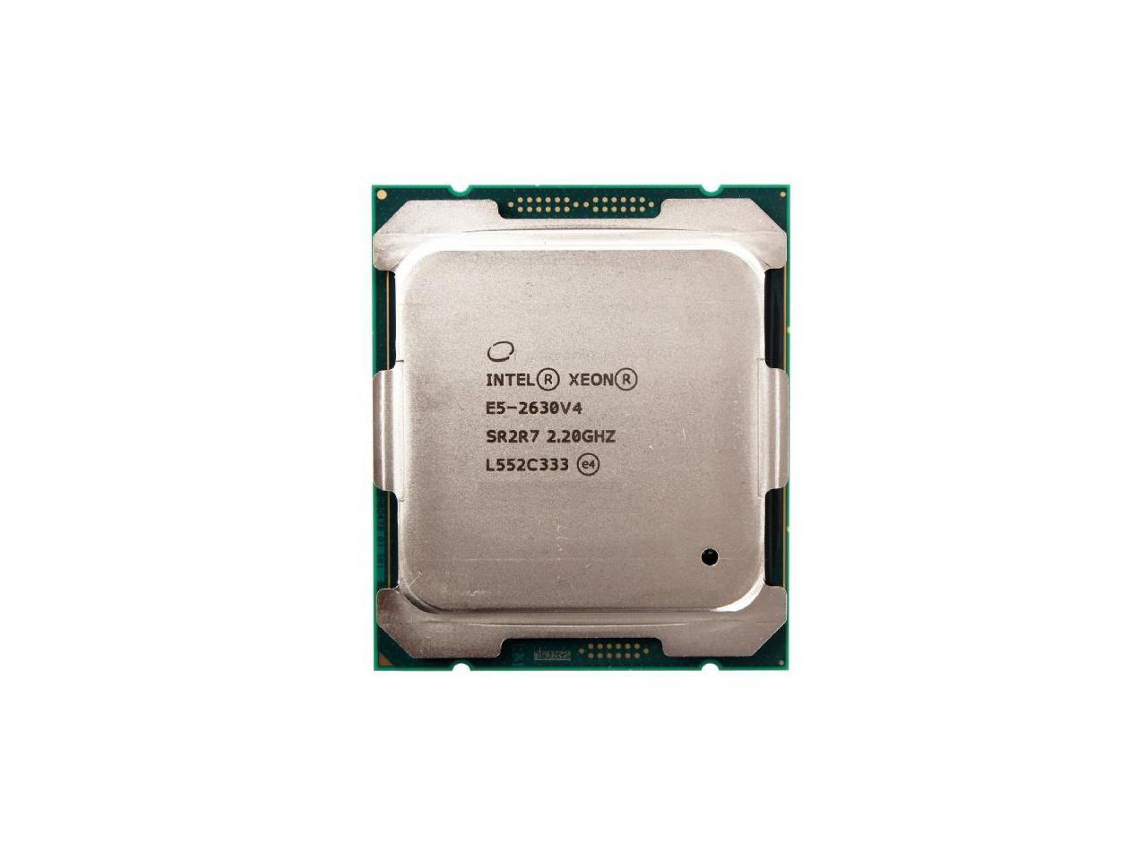 Intel Xeon E5-2630 v4 Broadwell 2.2 GHz 10 x 256KB L2 Cache 25MB L3 Cache LGA 2011-3 85W CM8066002032301 Server Processor