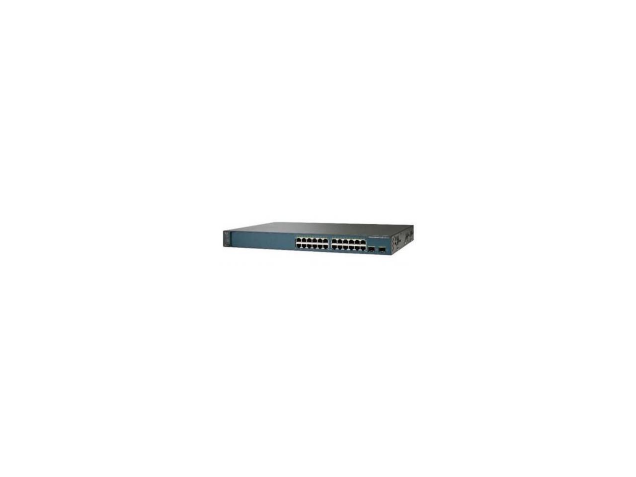 Cisco WS-C3750X-24T-S Catalyst 3750X-24T-S Layer 3 Switch