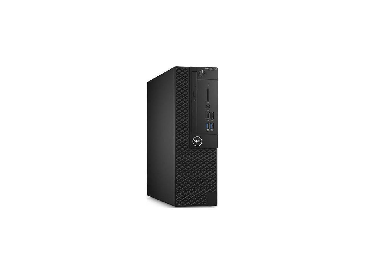 DELL Desktop Computer OptiPlex 3050 (44M5R) Intel Core i5 7th Gen 7500 (3.40 GHz) 8 GB DDR4 128 GB SSD Intel HD Graphics 630 Windows 10 Pro 64-Bit