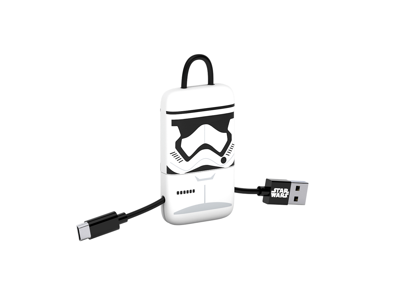 Star Wars TLJ StormTrooper KeyLine Micro USB Cable 22cm