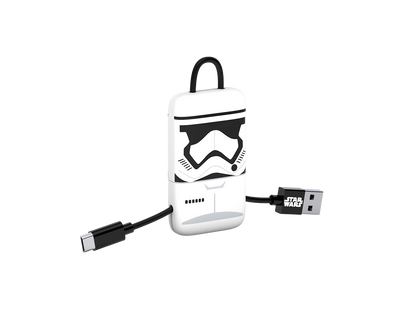 Star Wars TLJ StormTrooper KeyLine Micro USB Cable 22cm