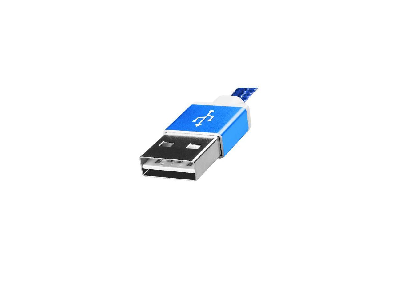 AData Android USB to Micro USB Charging/Sync Cable, 100cm - Blue