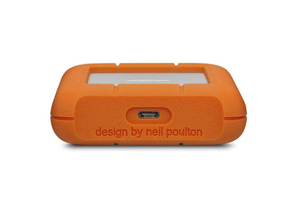 LaCie 4TB Rugged USB-C and USB 3.0 External Hard Drive (STFR4000400)