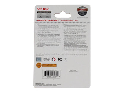SANDISK SDCFXPS-032G-A46 32GB Extreme Pro CompactFlash