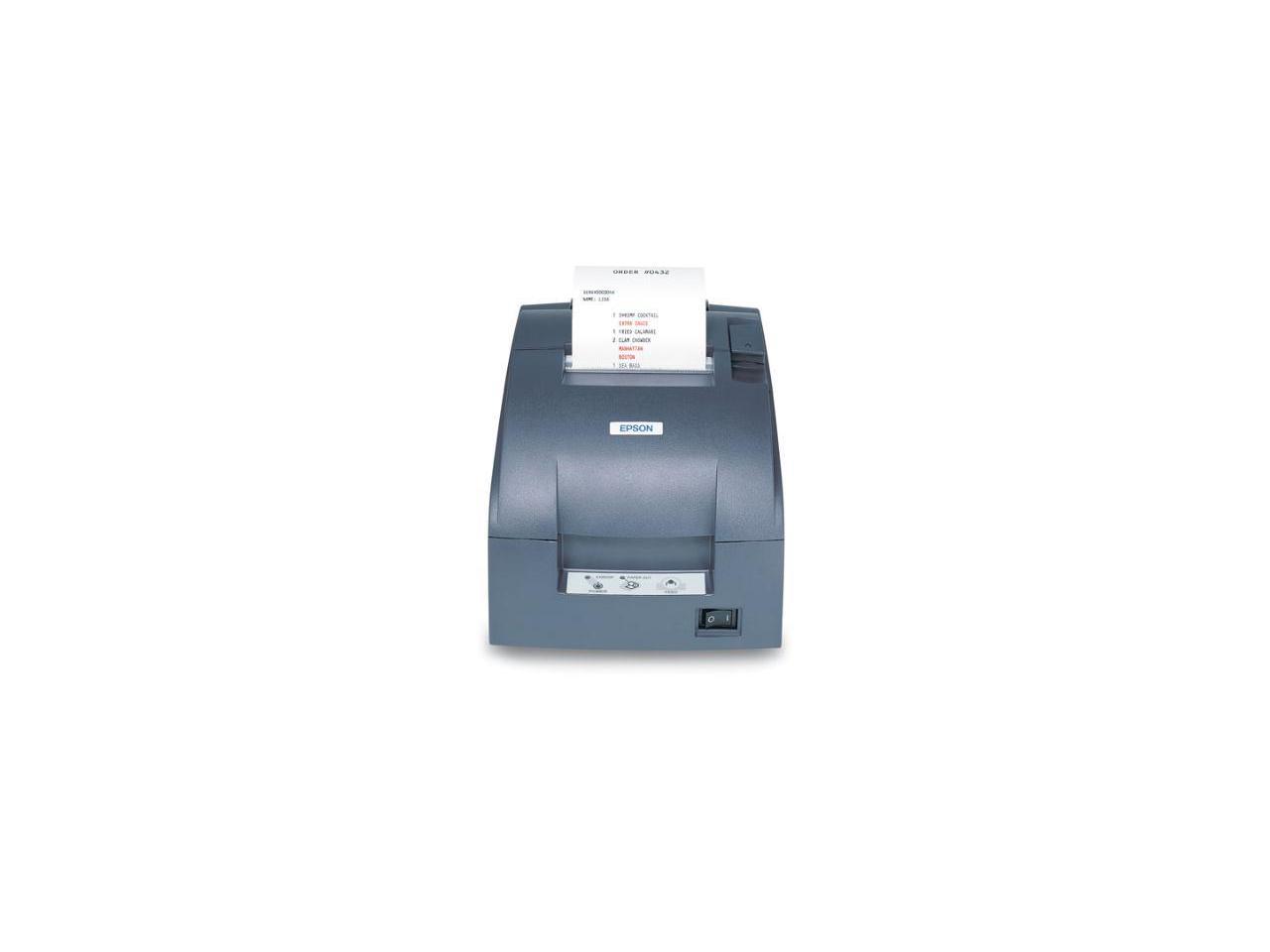 Epson TM-U220B Receipt/Kitchen Impact Printer with Auto Cutter, Wireless - Dark Gray C31C514A8071