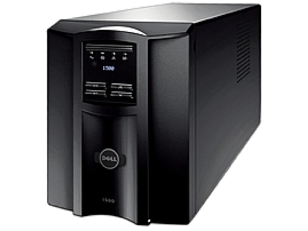 Dell DLT1500 Smart UPS - 1000 Watts - AC 120V - USB - Black
