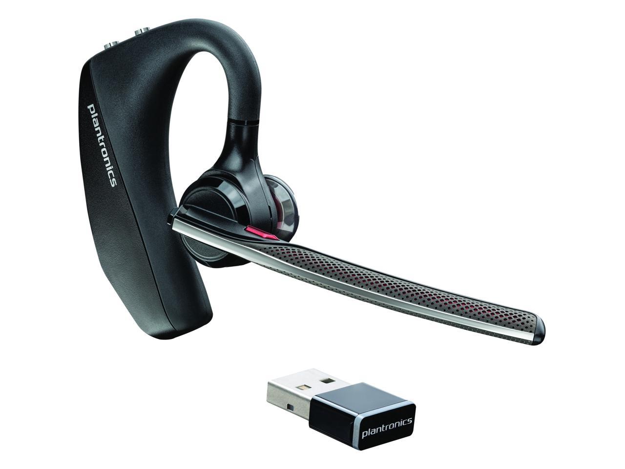 Plantronics Voyager 5200 UC Earset - Wireless - Bluetooth - 98.4 ft6.80 kHz - Earbud, Over-the-ear - Monaural - In-ear - Noise Reduction, Echo Cancelling Microphone - Noise Canceling