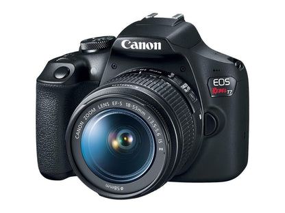 Canon EOS Rebel T7 DSLR Camera with EF18-55mm + EF 75-300mm Double Zoom Kit