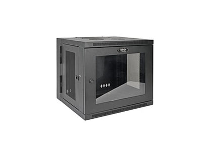 Tripp Lite 10U Wall-Mount Rack Enclosure Server Cabinet, Hinged Back, Clear Acrylic Window (SRW10USG)