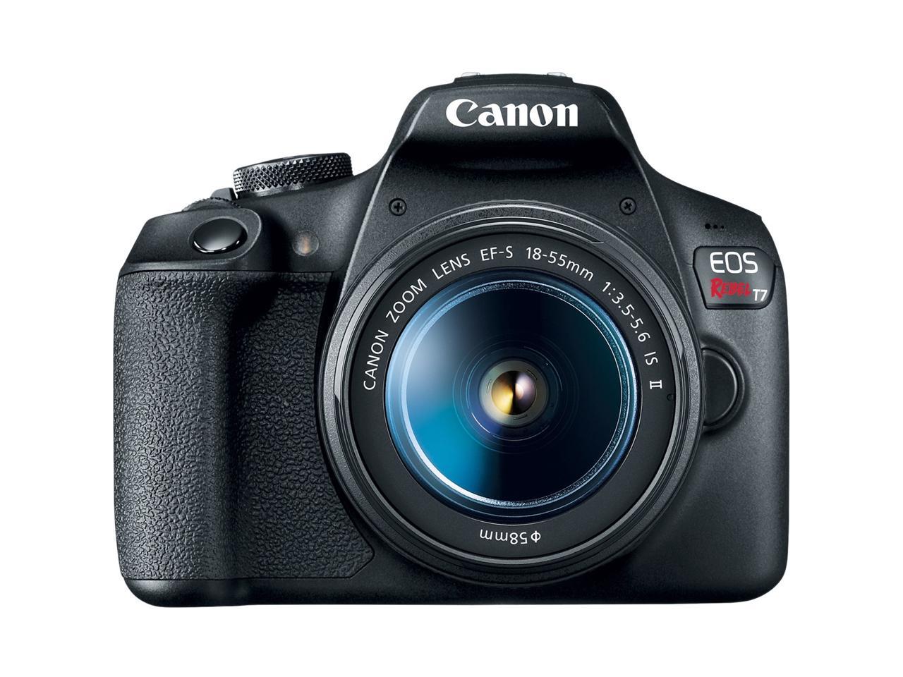 Canon EOS Rebel T7 DSLR Camera with EF18-55mm + EF 75-300mm Double Zoom Kit