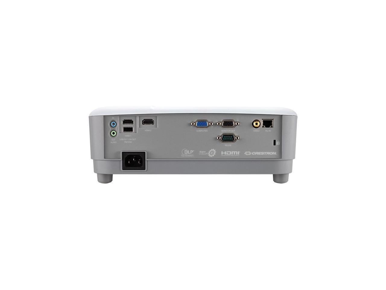 ViewSonic PG707W 4000 Lumens WXGA Networkable DLP Projector with HDMI 1.3x Optical Zoom and Low Input Lag for Home and Corporate Settings