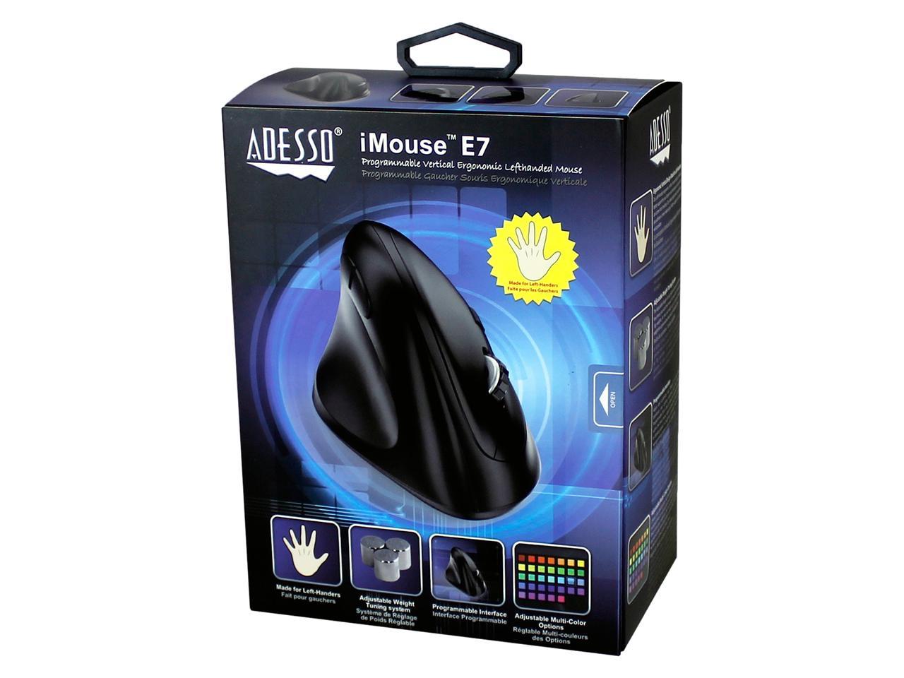 ADESSO INC. iMouseE7-TAA Left Hand Verticle Ergo Mouse