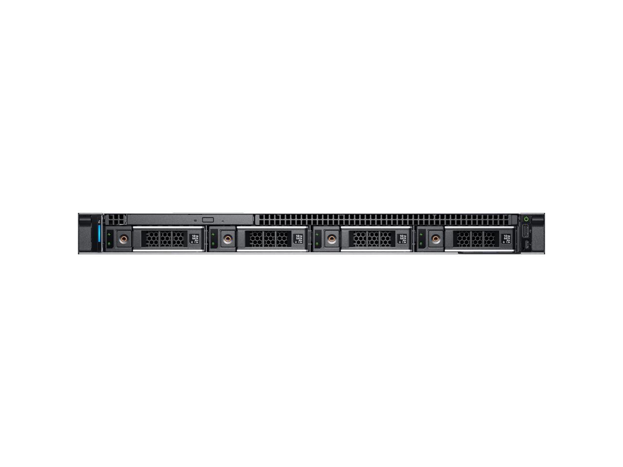 Dell EMC PowerEdge R340 1U Rack Server 1 x Xeon E-2234 8 GB RAM 1 TB 1 x 1 TB HDD Serial ATA/600 12Gb/s SAS Controller XW2GG