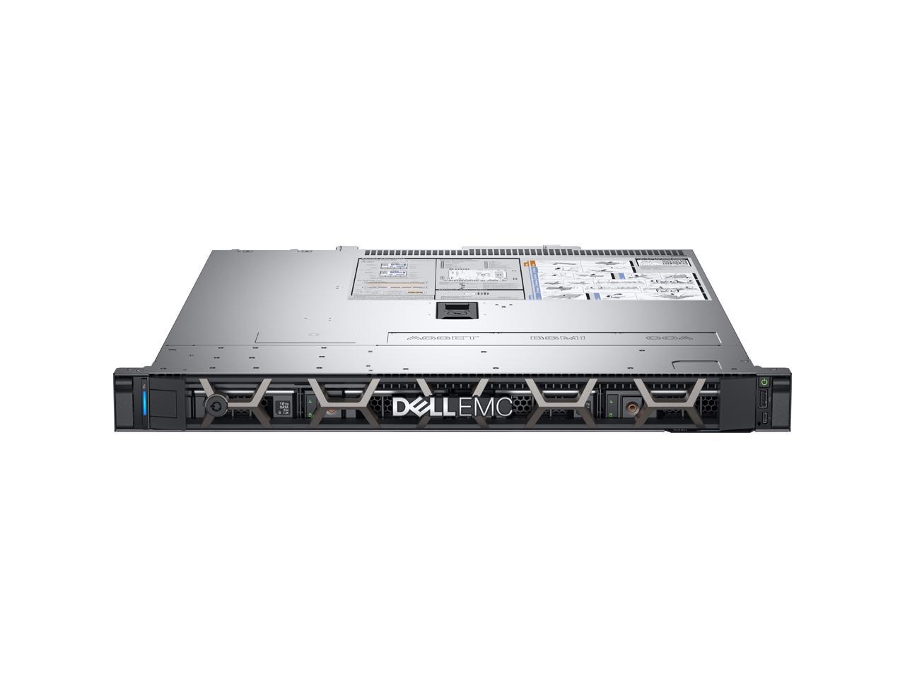 Dell EMC PowerEdge R340 1U Rack Server 1 x Xeon E-2234 8 GB RAM 1 TB 1 x 1 TB HDD Serial ATA/600 12Gb/s SAS Controller XW2GG