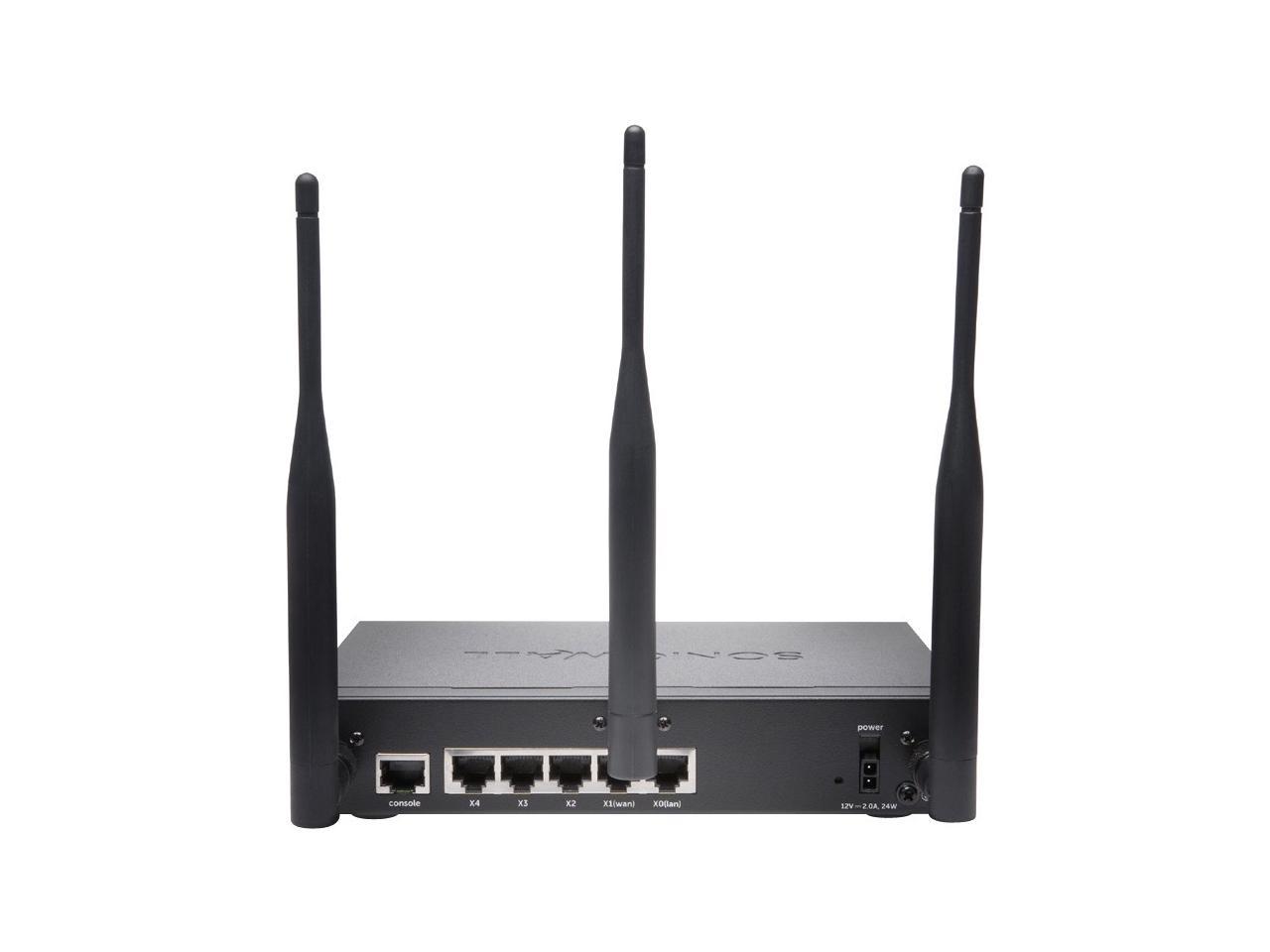 SonicWall TZ350 Network Security/Firewall Appliance - 5 Port - 10/100/1000Base-T - Gigabit Ethernet - Wireless LAN IEEE 802.11ac - DES, 3DES, MD5, SHA-1, AES (128-bit), AES (192-bit), AES (256-bit) -