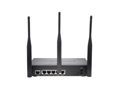 SonicWall TZ350 Network Security/Firewall Appliance - 5 Port - 10/100/1000Base-T - Gigabit Ethernet - Wireless LAN IEEE 802.11ac - DES, 3DES, MD5, SHA-1, AES (128-bit), AES (192-bit), AES (256-bit) -
