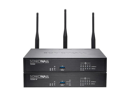 SonicWall TZ350 Network Security/Firewall Appliance - 5 Port - 10/100/1000Base-T - Gigabit Ethernet - Wireless LAN IEEE 802.11ac - DES, 3DES, MD5, SHA-1, AES (128-bit), AES (192-bit), AES (256-bit) -