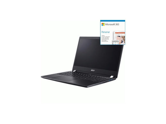 Acer TravelMate TMX3410-M-5608 14" Notebook - Full HD - 1920 + Microsoft 365 Bundle