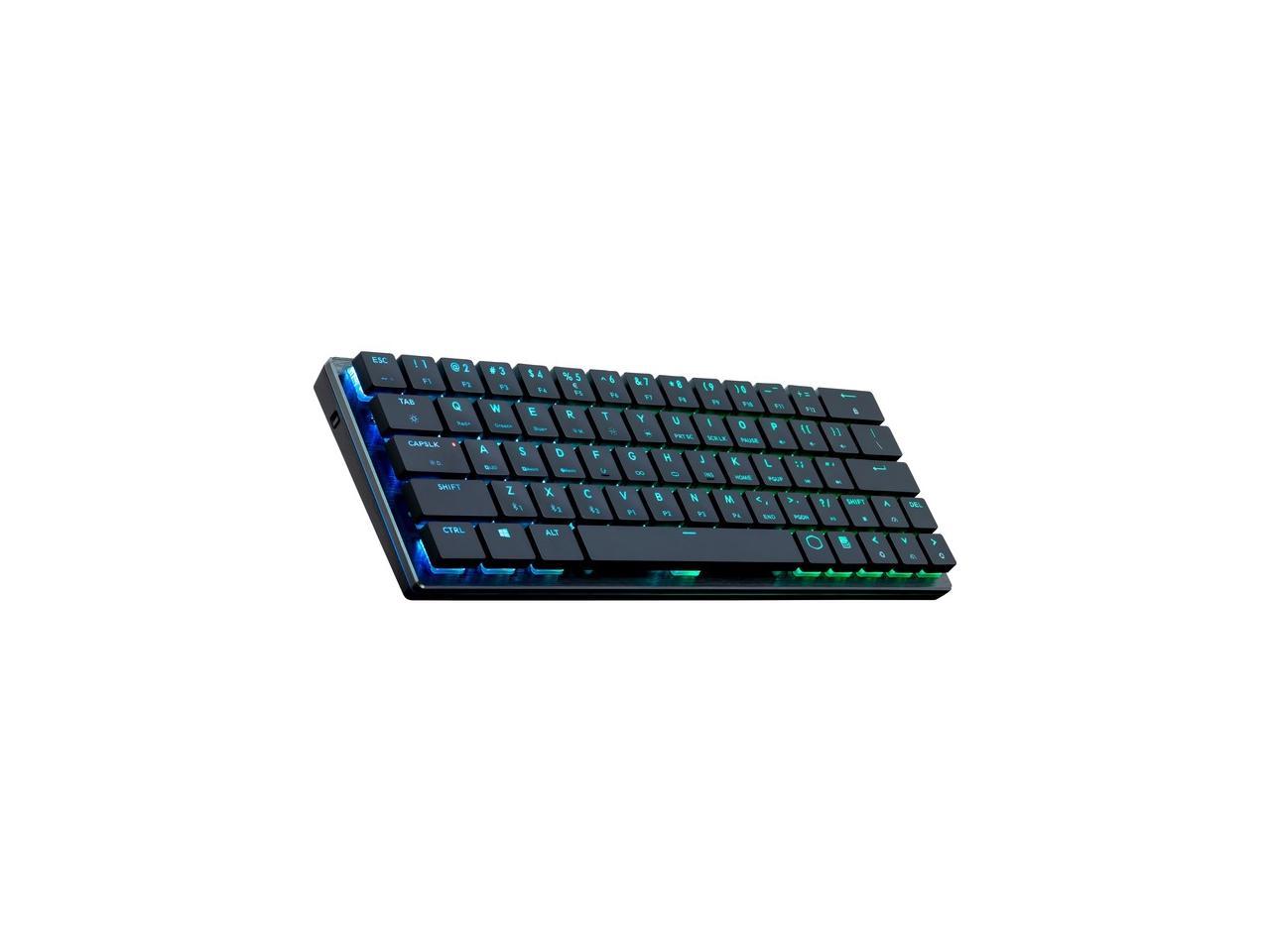 Cooler Master - SK-621-GKLR1-US - Cooler Master SK621 Keyboard - Wired/Wireless Connectivity - Bluetooth - USB Type C