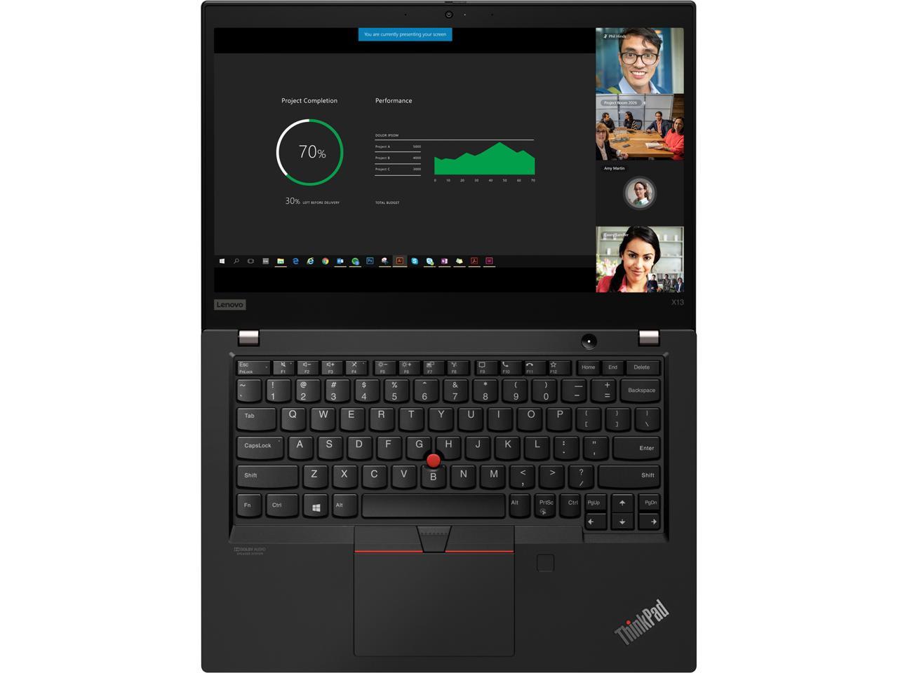 Lenovo ThinkPad X13 20T20021US 13.3" Touchscreen Laptop i5-10310U 8GB 256GB SSD