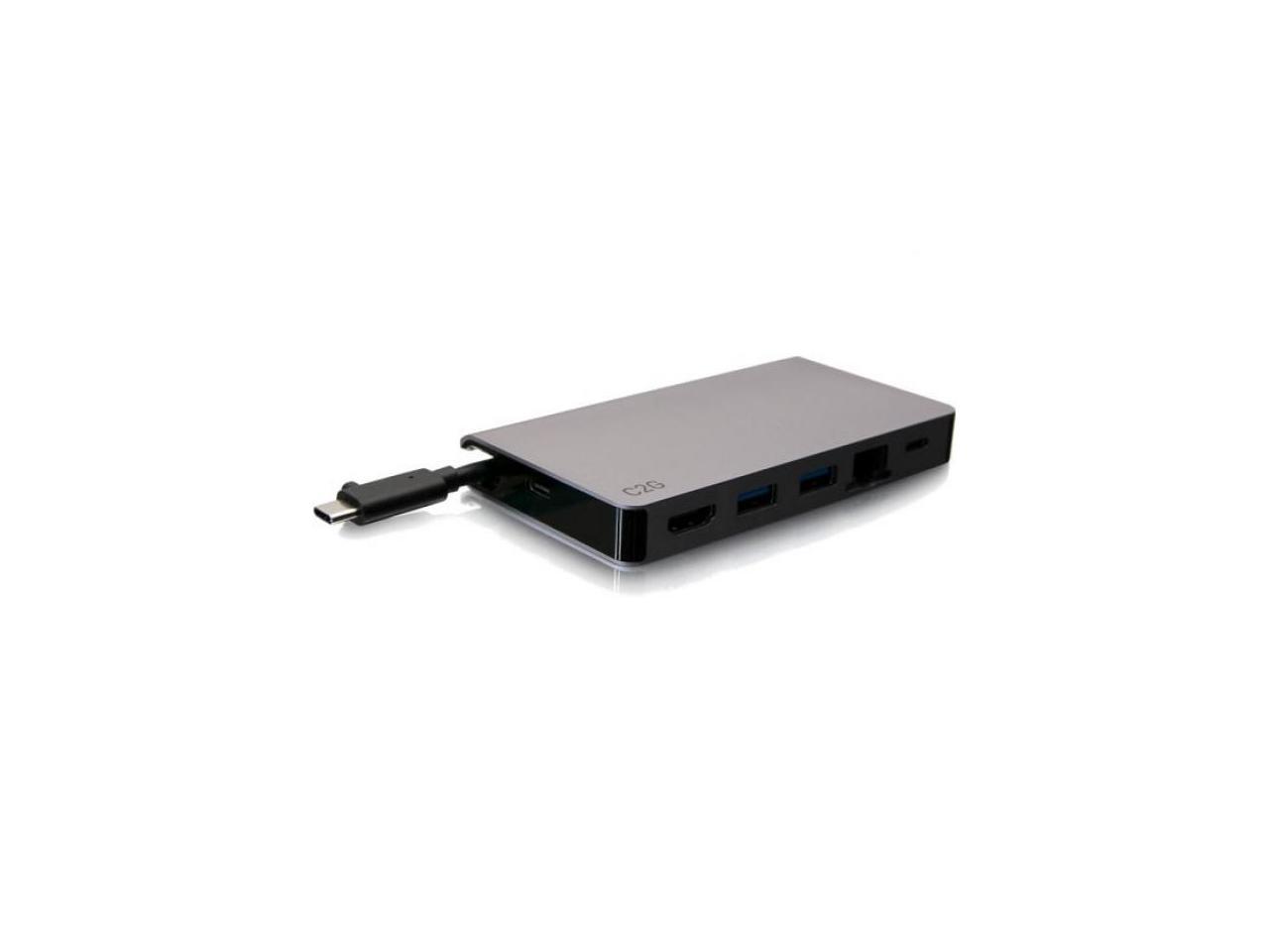 C2G 54457 100W Multiport USB-C Travel Dock