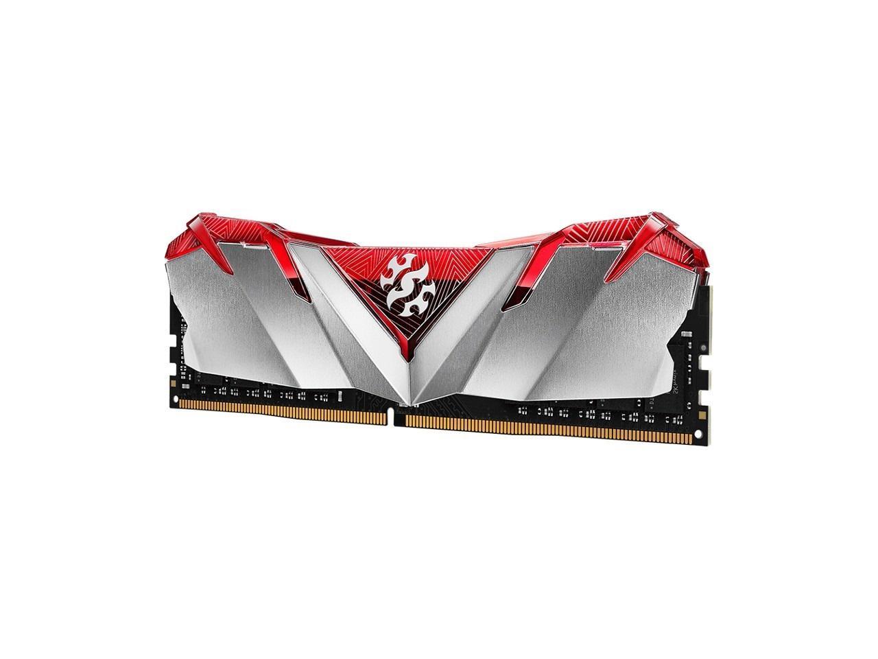 XPG GAMMIX D30 Desktop Memory: 32GB (2x16GB) DDR4 3200MHz CL16 Red
