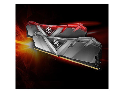 XPG GAMMIX D30 Desktop Memory: 32GB (2x16GB) DDR4 3200MHz CL16 Red
