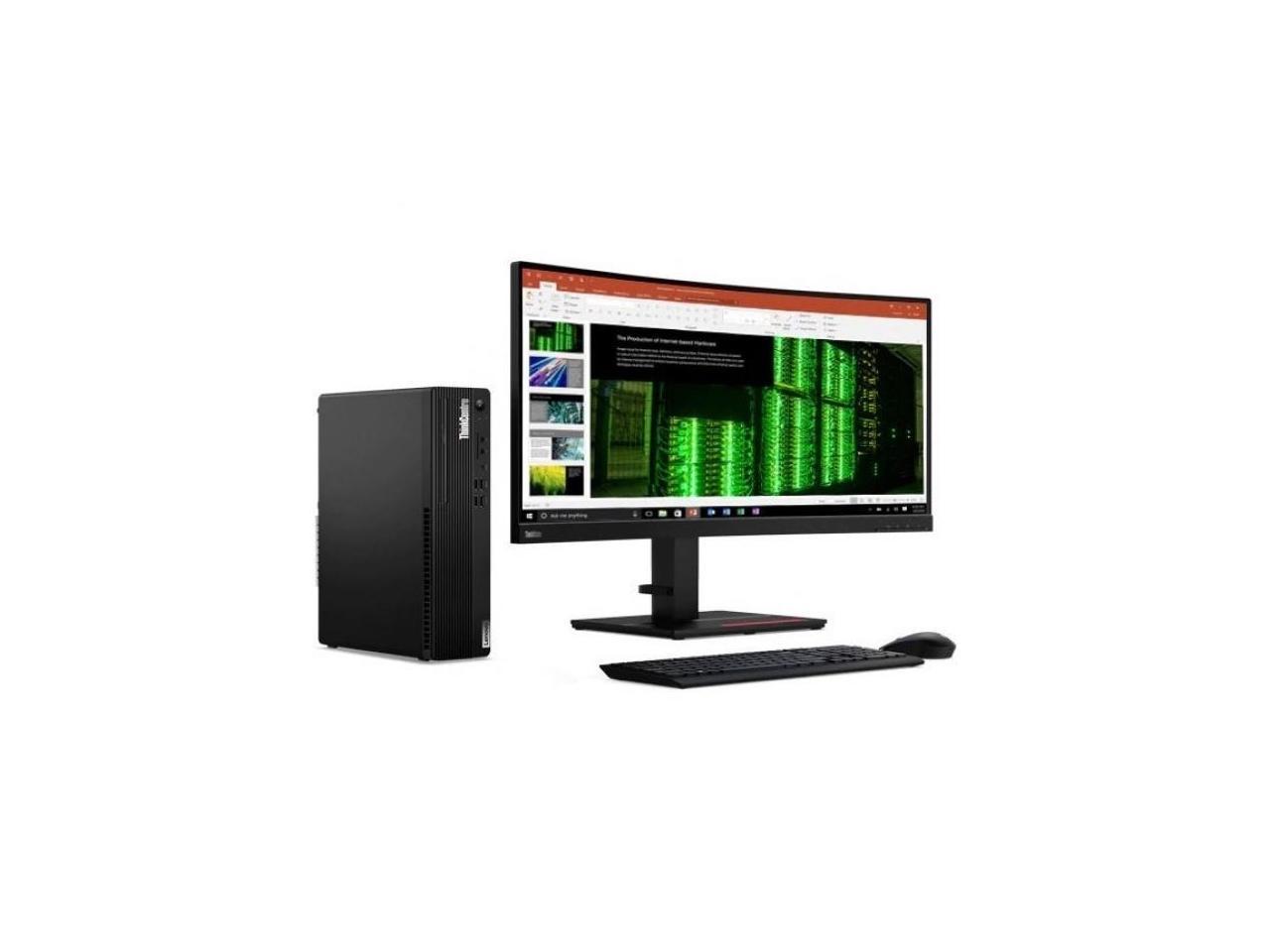 Lenovo ThinkCentre M70s 11DC001VUS Desktop Computer - Intel Core i5 10th Gen i5-10400 Hexa-core (6 Core) 2.90 GHz - 8 GB RAM DDR4 SDRAM - 256 GB SSD - Small Form Factor - Windows 10 Pro 64-bit - DVD-W