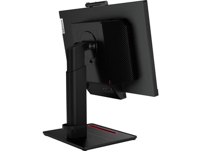 Lenovo ThinkCentre Tiny-in-One 24" (23.8" Viewable) Full HD 1920 x 1080 IPS DisplayPort Built-in Speakers/Mic Webcam Pivot Swivel Tilt Height Adjust VESA Monitor