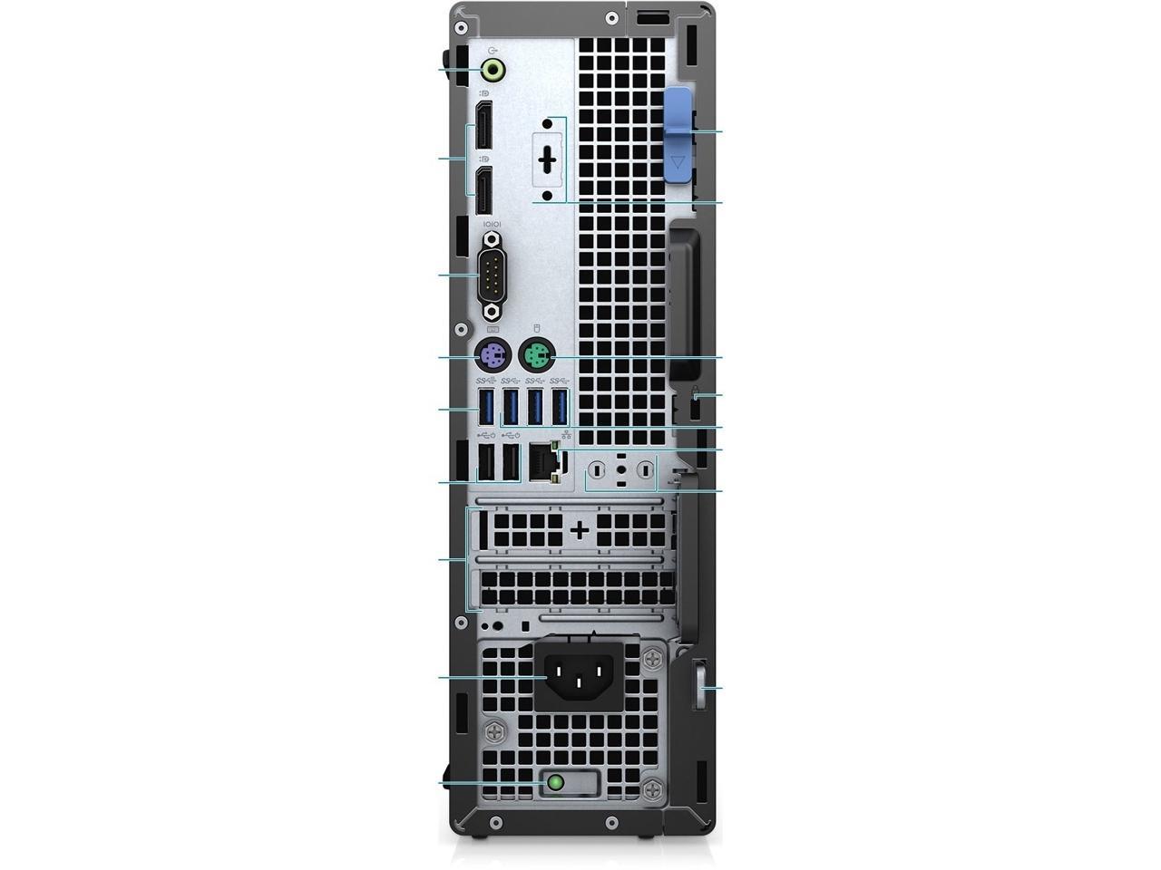 Dell OptiPlex 7000 7080 Desktop Computer - Intel Core i7 10th Gen i7-10700 Octa-core (8 Core) 2.90 GHz - 16 GB RAM DDR4 SDRAM - 512 GB SSD - Small Form Factor - Windows 10 Pro 64-bit - Intel UHD Graph