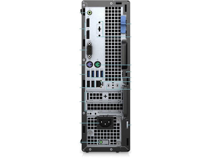 Dell OptiPlex 7000 7080 Desktop Computer - Intel Core i7 10th Gen i7-10700 Octa-core (8 Core) 2.90 GHz - 16 GB RAM DDR4 SDRAM - 512 GB SSD - Small Form Factor - Windows 10 Pro 64-bit - Intel UHD Graph