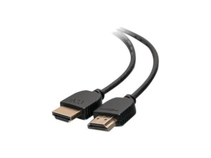 C2G 10ft (3m) Flexible Standard Speed HDMI Cable with Low Profile Connectors - 10 ft HDMI A/V Cable for Computer, Monitor, Projector, Home Theater System, HDTV, Gaming Console, Audio/Video Device, Blu