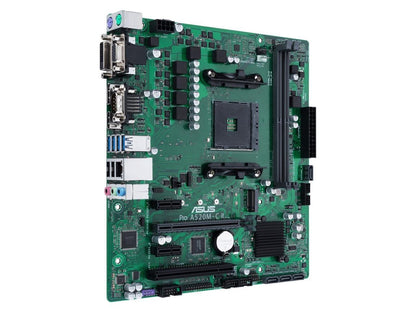 Asus A520M-C II/CSM Desktop Motherboard - AMD Chipset - Socket AM4 - Micro ATX - Ryzen 3, Ryzen 5, Ryzen 7, Ryzen 9, Ryzen 3 PRO, Ryzen 5 Pro, Ryzen 7 PRO, Ryzen 9 PRO Processor Supported DDR4 SDRAM M
