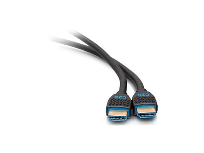 C2G C2G10377 6 ft. Black Performance Series Ultra Flexible High Speed HDMI Cable - 4K 60Hz In-Wall, CMG (FT4) Rated Male to Male