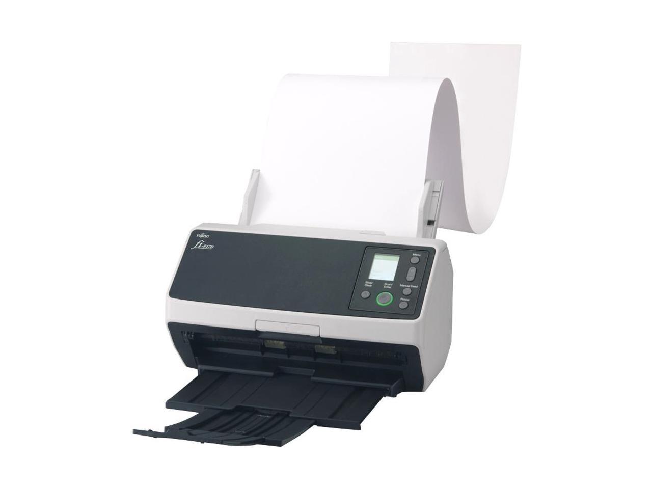 Fujitsu fi8170 Large Format ADF/Manual Feed Scanner 600dpi Optical CG01000303001